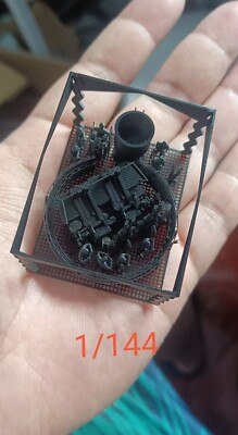 YZM 1/144 3D printed kits USN 40mm quad Bofors&gun crew YZ-165-144