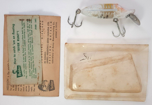 Heddon River Runt Spook Floater Lure Plus Storm Thinfin Lure Vintage Fishing Lures Two for One Price Vintage Fishing Lures