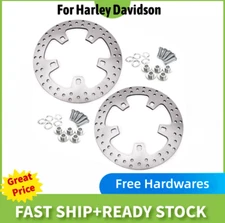 Enforcer Prodigy 11.8" Front Brake Rotors Bolts for Harley Touring Glide 14-23