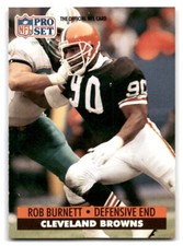 Rob Burnett 1991 Pro Set #471 Cleveland Browns FOOTBALL