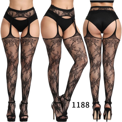 AU SELLER Thigh High Fishnet Stockings Pantyhose Suspender Garter Belt hos006 - Picture 42 of 44