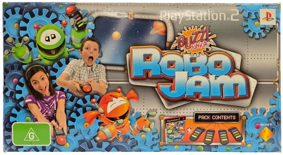 Buzz! Junior Robo Jam + Buzzers PS2 PAL Boxed Playstation 2 - Image 2 of 4