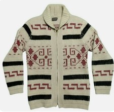 Pendleton Westerly 100 Virgin Wool Cardigan THE BIG LEBOWSKI Dude Sweater Sz M