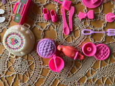 Zubehör für Barbie für Küche, Bad, ca. 50 tlg.