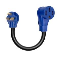 NEMA 10-30P to 14-50R EV Charger Adapter Cord, 30A Dryer Plug to 50A EV