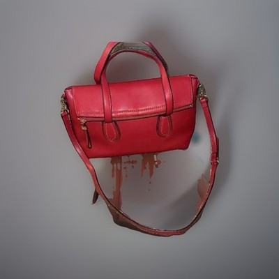 Carpisa Messina Red faux leather Crossbody Shoulder bag NWOT