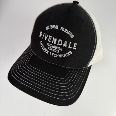 Richardson 112 Trucker Cap Snapback Schwarz Weiß Rivendale Farm Outdoor