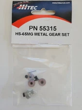 HITEC #55315 HS-65MG Metal Gear Set PN 55315 Factory Sealed New Old Stock