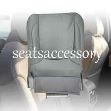 For Dodge Ram Laramie 2004-05 Driver Bottom Replacement Leather Seat Cover Gray