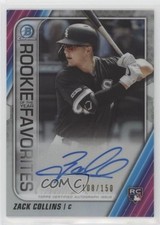 2020 Bowman Rookie of the Year Favorites Chrome 108/150 Zack Collins Auto 0nr3