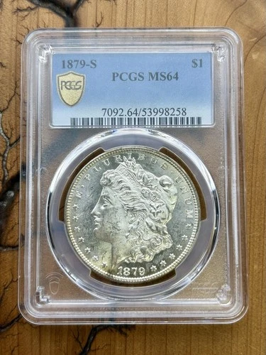 1879-S PCGS MS64 Morgan Silver Dollar $1 Uncirculated Coin