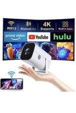 Mini Projector with Wifi and Bluetooth, Built-in Apps,Movie Projector
