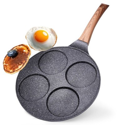 Spiegeleipfanne Granit 26 cm BLACK&WOOD Antihaft Pancake Pfanne
