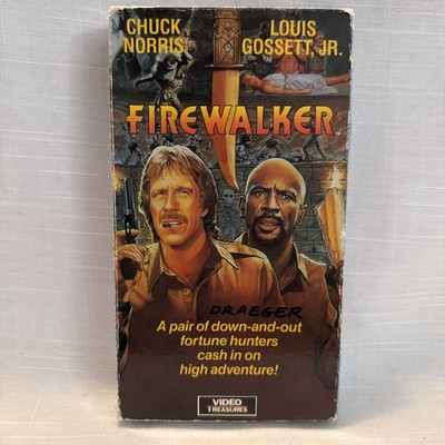 Firewalker VHS 1986, 1989 Chuck Norris Louis Gossett, Jr. **Buy 2 Get 1 Free**