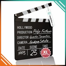 XXL Filmklappe aus Holz, Regieboard Regieklappe Regie Film-Klappe Kreidetafel 