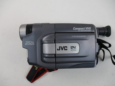 JVC Compact VHS-C Camcorder GR-AXM910U 3 LCD Monitor 320X Digital Zoom
