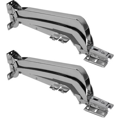 Hidden Door Hinge Set 180° Lateral Opening Heavy Duty Cabinet Wardrobe 19.8lb