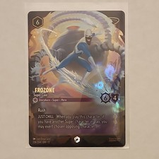 Disney Lorcana Wilds Unknown Enchanted Foil Frozone Super Cool 226/204 Near Mint