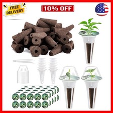 125 Piece Hydroponic Pods Kit: Grow Anything with 50 Grow Sponges, 12 Baskets... 0.19 per gallon
