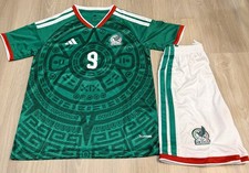 Mexico National Team Soccer Jersey Raúl #9 size 28 for Toddler 12-13 yrs old 