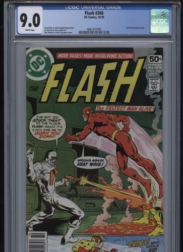 The Flash #266 (DC Comics October 1978), CGC GRADE 9.0