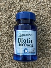 Puritan's Pride Biotin 1000 mcg - 100 Tablets