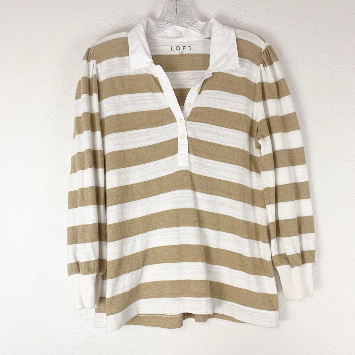 売れ筋店舗 GATHERED SLEEVE RUGBY SHIRT 【公式通販】