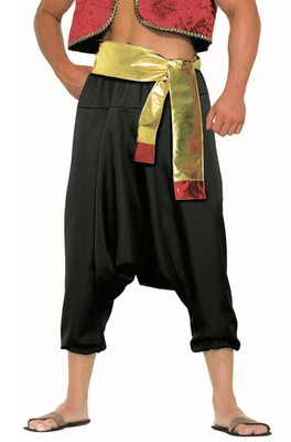 Desert Prince Harem Pants Adult Costume (Black)