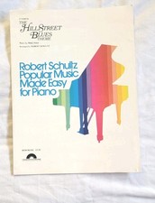 THE HILL STREET BLUES THEME Sheet Music 1981 TV Piano Instrumental