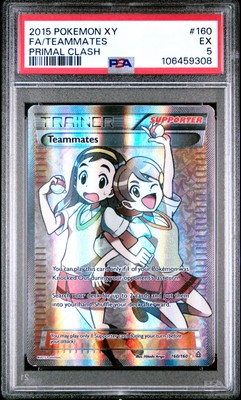 PSA 5 Teammates Primal Clash #160 2015 Pokemon Xy Primal Clash