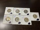 1955 washington quarter s lot of 7 coins #212