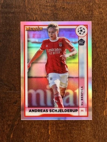 2022-23 Topps Merlin UEFA UCC NORWAY Andreas Schjelderup Refractor RC Rookie