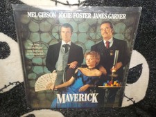 Maverick Widescreen Laserdisc LD Mel Gibson Jodie Foster Free Ship 50