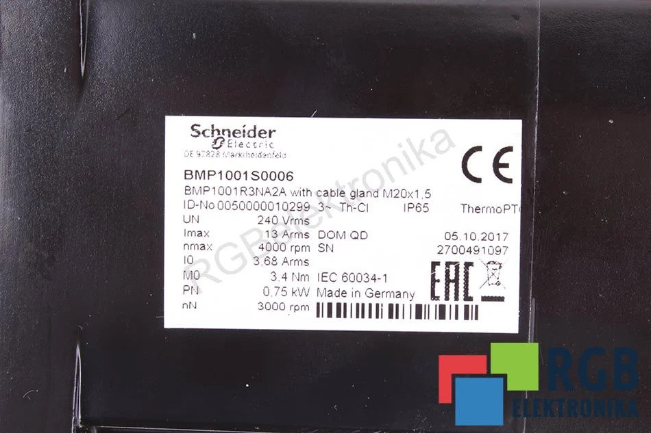 BMP1001S0006 SCHNEIDER ELECTRIC - Reconditionné - Garantie 12 mois