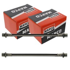 2X MAPCO BREMSSCHLÄUCHE BREMSSCHLAUCH HINTEN passend für CITROËN C1 PEUGEOT 107 