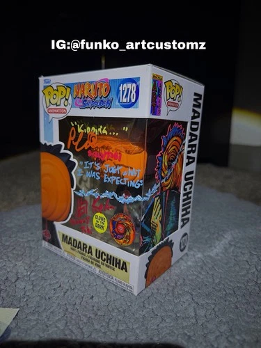 Funko Pop! Vinyl: Naruto Shippuden Madara Uchiha #1278 Dual Signed