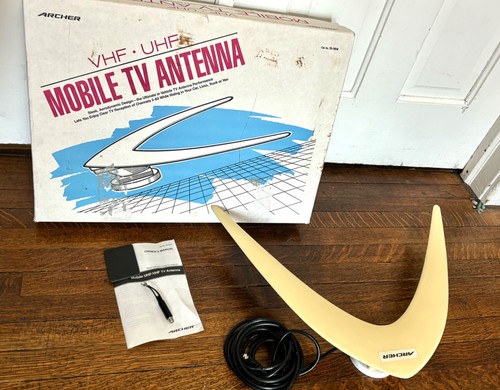 VTG MCM Classic Boomerang Mobile RV Van Vanner Camper Auto TV Antenna W Box