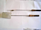 2 Vintage EKCO Extra Long Handle Grill / BBQ Utensils - Spatula - Fork — photo 2