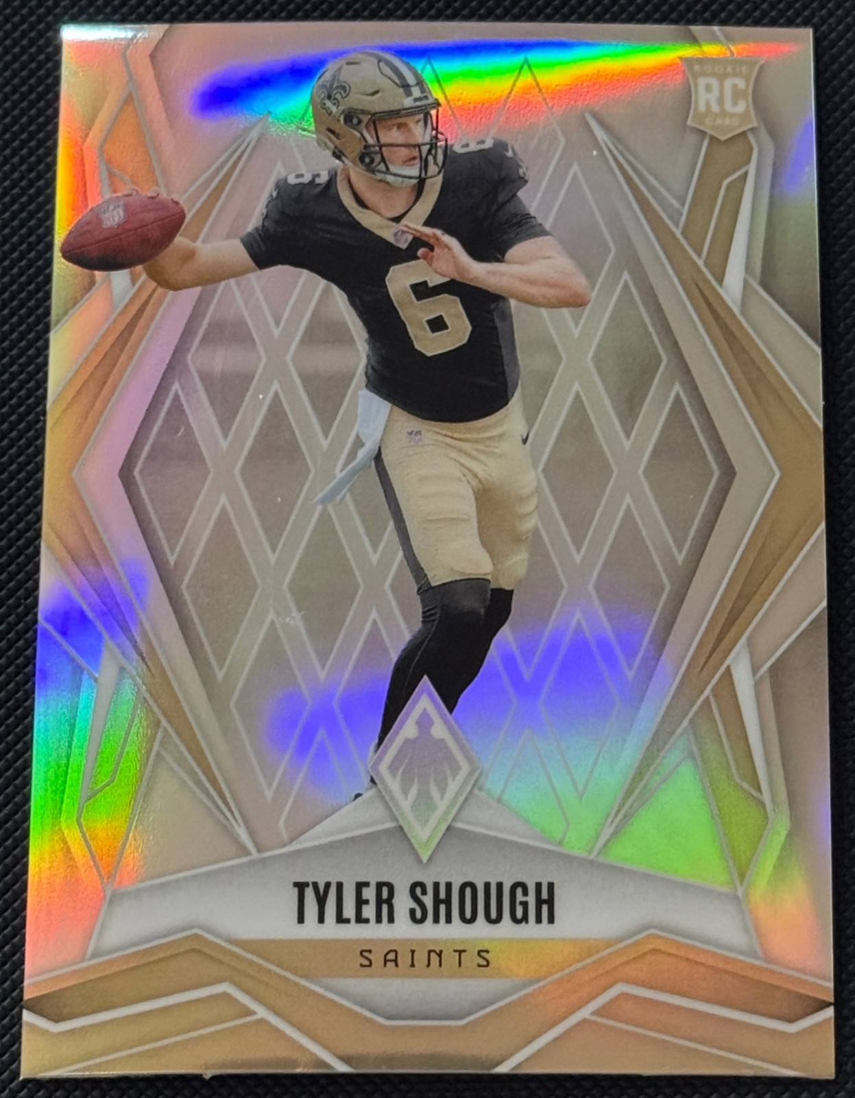 2025 Panini Phoenix Football Tyler Shough Silver #169 RC Saints