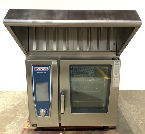 Rational 6 pan/half size (Electric) Combi, w/UltraVent Hood, (Refurb w ...