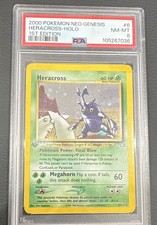 Pokemon PSA 8 Heracross 6/111 Neo Genesis 1st Edition Holo Rare 2000 on eBay