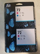 2 GenuineHP 72 Printhead Designjet 9383A Magenta & Cyan