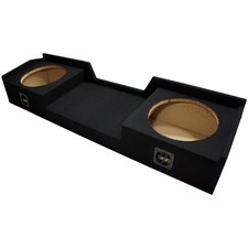 Custom Fits Nissan Titan 04-12 King Crew Truck Dual 12 Subwoofer Speaker Sub Box