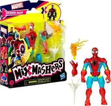 Marvel Spiderman MixMashers Hasbro 5" Action Figure w/Accessories Mix & Match