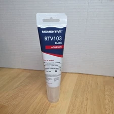 Momentive RTV103 Black - High Tensile Strength Adhesive - 2.8oz. Tube