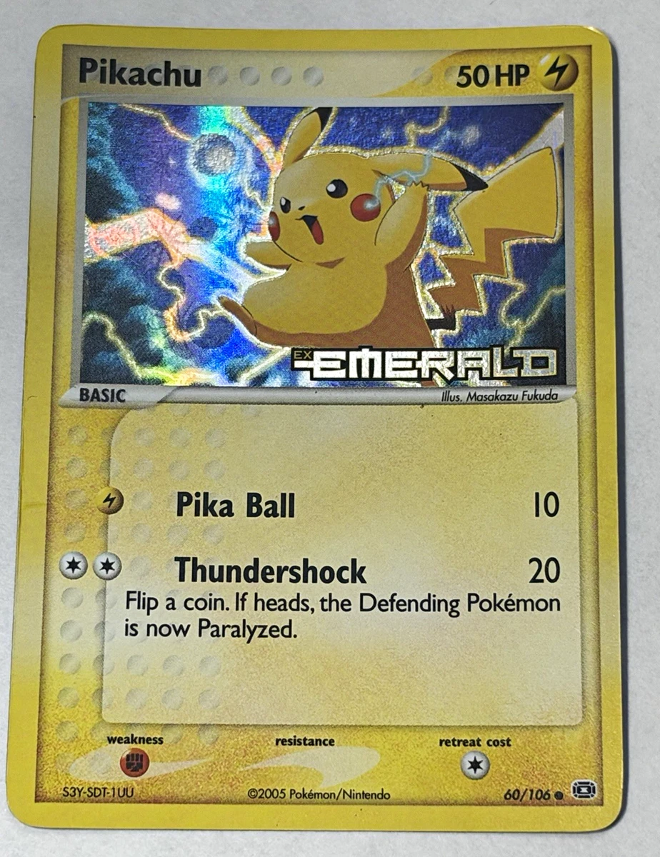 25+ Pokémon TCG EX Emerald Individual Collectible Card Game Cards