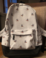 Disney Mickey Mouse All-Over Print Backpack 18" H x 13" W  FREE SHIPPING 