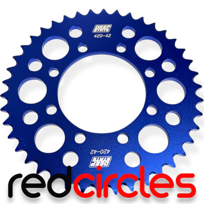 BLAUES DEEP STATE 420 / 42 ZÄHNE SDG PIT BIKE RITZEL HINTEN passend für 140cc 160cc 190cc