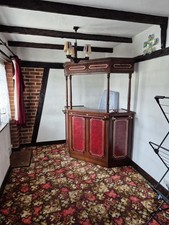 Old Charm Oak Bar Home Bar