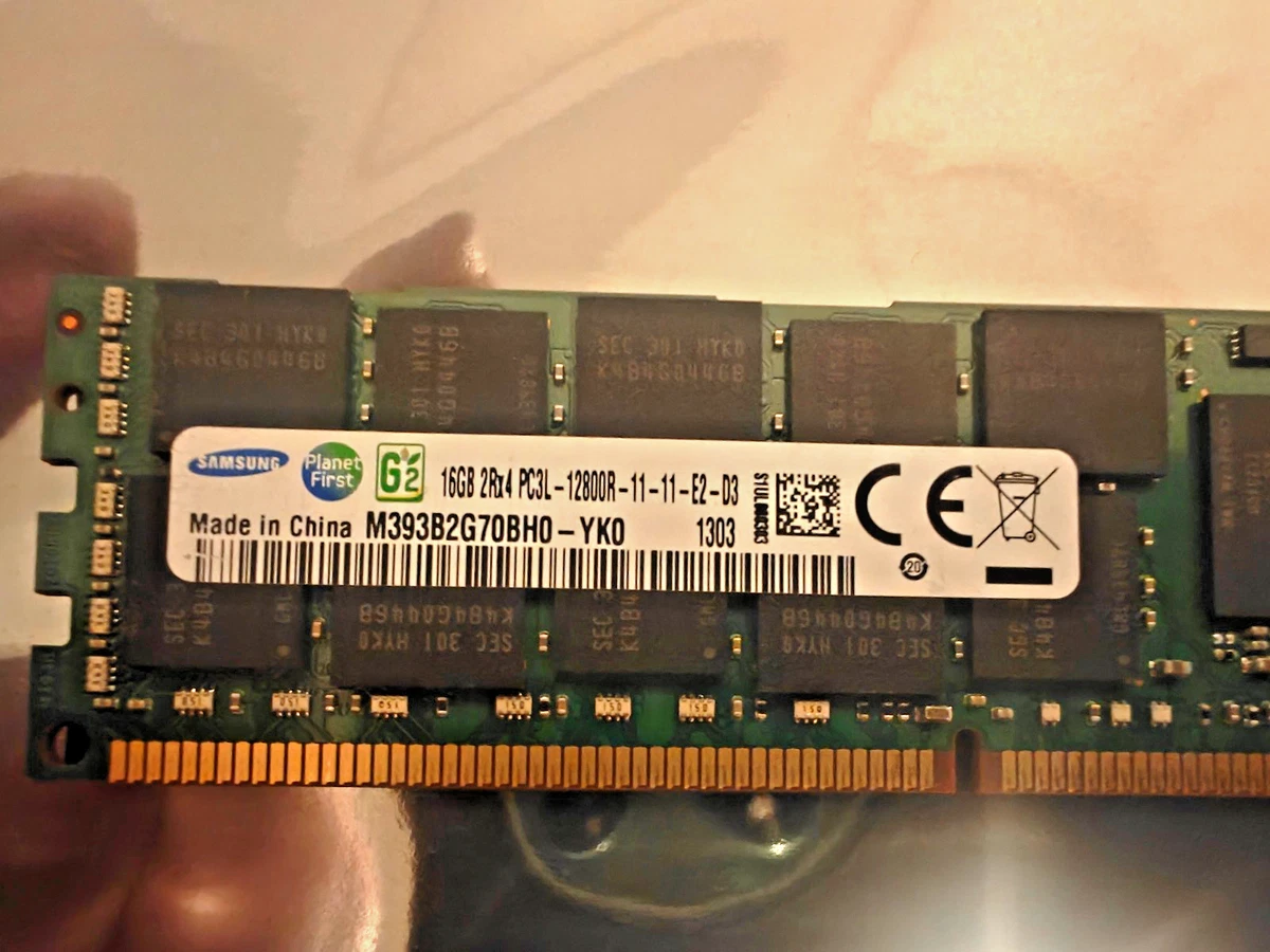 m*o様 Samsung DDR3 16GB×8枚セット 12800R Samsung PC3-12800 (DDR3-1600) Bus Speed ECC Enterprise Network